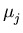 $ \mu_{j}^{}$