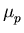 $ \mu_{p}^{}$