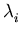 $ \lambda_{i}^{}$